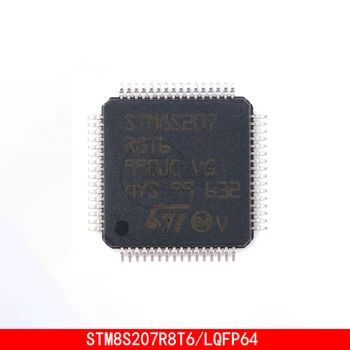 1-10 бр. STM8S207R8T6 LQFP-64 24 Mhz 64 KB флаш памет, 8-битов микроконтролер MCU