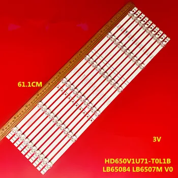 10 бр. Hisense H65b7100 ленти Led Подсветка Пълен Комплект Сменяеми lb6507m e469119 94v-0 LB6507M V0 HD650V1U71-T0L1B