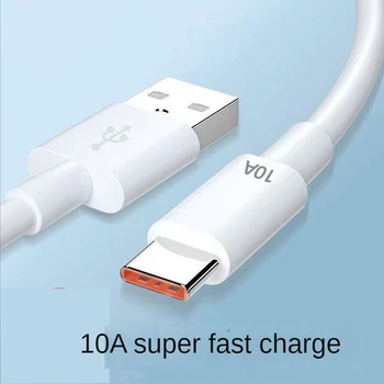 10A 100 W USB Type C свръх бърз кабел за зареждане на Huawei P40 P30, Кабел за бързо зареждане на Xiaomi Mi 13 9 Pro Oneplus Realme POCO