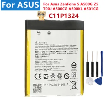 2100 mah C11P1324 Батерия За ASUS ZenFone 5 A500G Z5 T00J ZENFONE5 A500CG A500KL A501CG Batteria Батерия + Инструменти