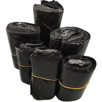 30 см 200 бр. малки черни самоуплотняющиеся черни найлонови торбички за пощенски пратки