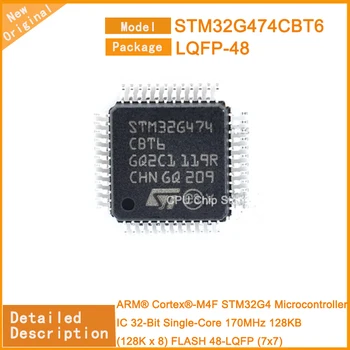 5 бр./лот Нов микроконтролер STM32G474CBT6 STM32G474 IC 32-битов едноядрен 170 Mhz 128 KB (128 x 8) със светкавица 48-LQFP (7x7)