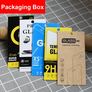 50-1000 бр. Универсална дребно опаковъчна кутия от крафт-хартия за iphone 15 14 13 Pro XR XS Max Redmi със защитата на екран от закалено стъкло