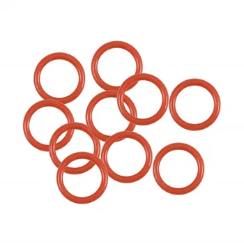 5ШТ Червено Силиконово О-пръстен Дебелина на уплътнения 1,8 мм ID31.5/32.5/33.5/34.5/35.5/36.5 мм Гумена уплътнение за Запечатване пръстени за Течаща тръба