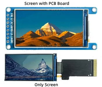 IPS 1,9 инча 8PIN/30PIN HD TFT LCD дисплей Модул на екрана на дисплея ST7789 автомобил с IC SPI/MCU 8-битов Паралелен интерфейс 170 (RGB) * 320