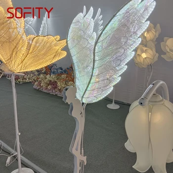 SOFITY Модерен Малък ангел, Сватбен фенер, подпори, уличното осветление, led осветление на сцената, Атмосферата на фестивала, Фоново оформяне
