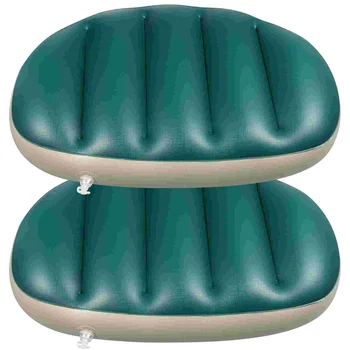 VORCOOL 2 елемента PVC Риболовен Стол Възглавница за седалката Риболовна възглавница за Рибарска лодка (зелен)