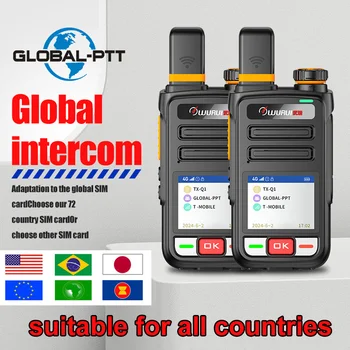 Wurui N9 global-пр POC преносима радиостанция 4G интернет Двустранен радиокоммутатор дълги GSM телекомуникации телефони обхват 1000 км