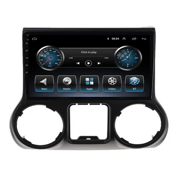 Авто Радио, Мултимедиен Плейър За Jeep Wrangler 3 JK 2010-2018, Главното устройство 4G WiFi, Bluetooth, DSP, помещение Android 12