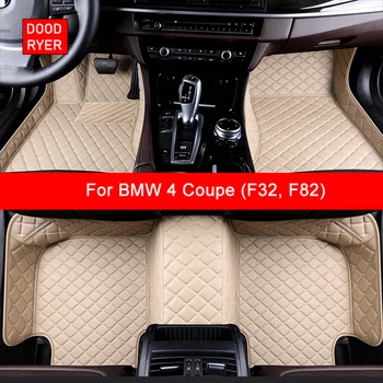 Автомобилни постелки По поръчка За BMW 4 Coupe F32 G22, Автоаксесоари, Килим за краката
