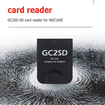 Адаптер за карта с памет GC2SD за Micro SD Plug and Play, Професионално устройство за четене на карти памет за игрови конзоли GameCube, Wii Аксесоари