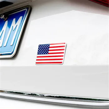 Алуминиева стикер с Националния флаг за автомобил Infiniti FX-series Q QX-series Coupe EX37 EX25 JX35 EX35 G M Class