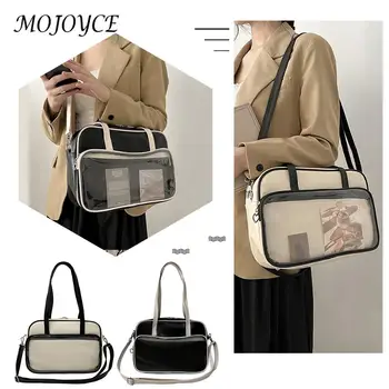 Дамска чанта-месинджър от изкуствена кожа, дамски чанта в ръка, Голяма Простор, Модерен Регулируем колан, обикновен портмонета за ежедневно пазаруване