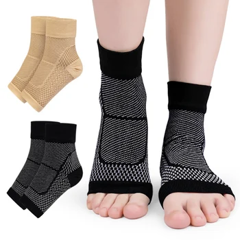 Дамски компресия чорапи за планинско катерене, чорапи за защита на глезените, Разтеглив амортизационен чорапи за бодибилдинг