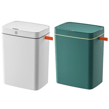 Електронно интелигентно кофа за боклук IPx5, водонепроницаемое бесконтактное кофа за боклук, влагостойкое инфрачервено индукционное за баня, дневна, офис