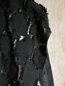 Жаккардовая тъкан с пискюли, Творчески кръг, Черна рокля, Дизайнерски дрехи, Apaprel, Шевна плат, плат, метър Сам материал