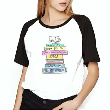 Женска тениска на Джейн Остин, Живот, работа, Гордост и предразсъдъци, Ема, бейзболна фланелка