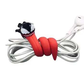 И Luffy Притежател на Линия за Навиване, USB кабел Кабел Линия за Предаване на Данни на Притежателя Протектор За Кола Аксесоари За Мотоциклети Фигурка Модел Играчки