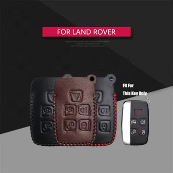 Калъф За автомобилни ключове Land Rover Discovery 2 3 4 Sport Range Rover Freelander Remote Key Кожена Смарт Титуляр във Формата На Миди Аксесоари