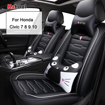 Калъф за столче за кола KAHOOL за Honda Civic 7 8 9 10 2000-2023, автоаксесоари за интериора (1 седалка)