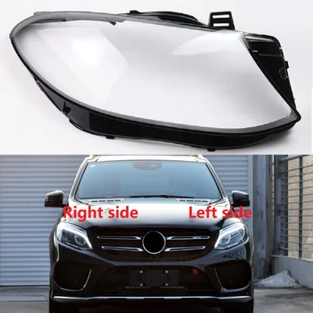 Капак преден светлини във формата На Миди, Лампа, Стъклена Леща фарове За Mercedes-Benz W292 GLE300 GLE320 GLE350 GLE400 GLE450 2015-2019