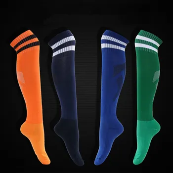 качествен футболен чорап за футбол, високи мъжки чорапи за деца и момчета, спортни чорапи с дълга кърпа, баскетболни чорапи за колоездене, дебели чорапи, нескользящие