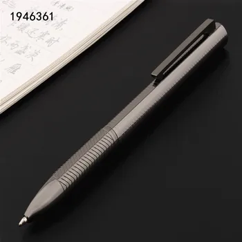 Луксозна химикалка писалка цвят сива риба везни 718, Бизнес офис дръжка, Нови студентски, училищни Канцеларски материали, химикалки за писане