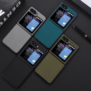 Найлонов Калъф за мобилен телефон Samsung Z Flip 5 Fold 5 4 3 2 Термоизнос Устойчивост на пръстови отпечатъци Защитен Калъф Shell Cases Capa Funda
