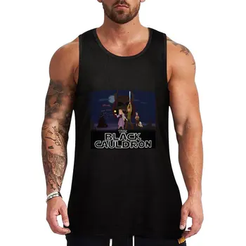 Нов топ The Black Cauldron SW на бретелях, мъжка тениска за фитнес, секси мъжки костюм