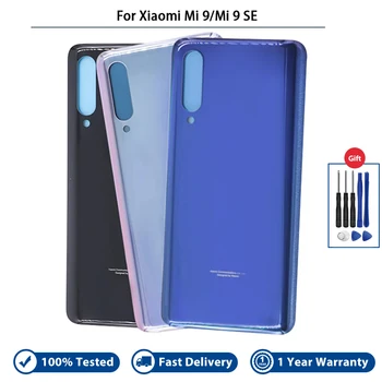 Нова Капак на Отделението за батерията За Xiaomi Mi 9 Mi 9 SE Задната част на Кутията на телефона Делото За XIAOMI M1902F1G M1903F2G Подмяна на задния капак на корпуса