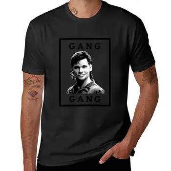 Нова тениска Тео Von & x27; Gang Gang & x27; Essential, красиви върхове, къса тениска, тениска за мъже