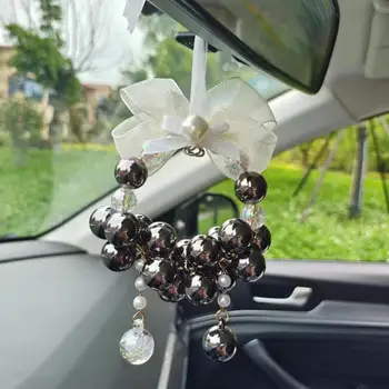 Окачен декор Ръчно изработени beaded модели, полиран висулка за украса на автомобила, окачването-шарм от изкуствен кристал, автомобилни аксесоари