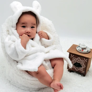 Реквизит за снимки на новородени, костюми за момчета и момичета, халат за 3-6 месеца QX2D