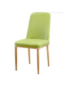 Стол Проста маса за хранене, стол, Домашен стол с имитация на табли от масивно дърво, стол за грим, Чисти червени стол за работния плот, Железен стол за ресторант, хотел