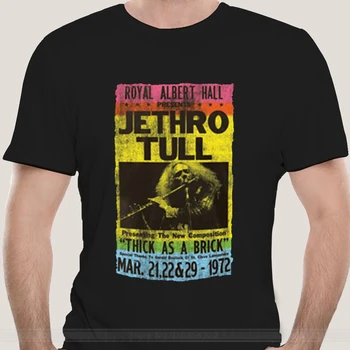 Тениска Jethro Tull Royal Albert Hall 1972, размер S-2Xl, нови модни стоки, дишащи блузи, тениски