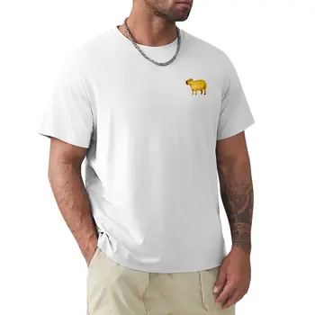 Тениска с изображение на капибары, дрехи от аниме, тениска на поръчка, тениски с тежки тежести за мъже