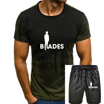 Тениски Ruben Blades с графични остриета, класически уникална тениска