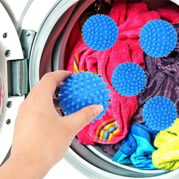 Топката за пране, за Многократна употреба Топки за сушене на дрехи, Магически омекотител, топка от PVC за перални машини, домакински инструмент