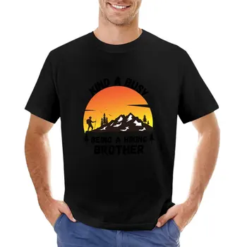 туризъм тениска brother camping в ретро стил, къса тениска мъжка тениска