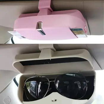 Универсална кутия за автомобилни Слънчеви очила богат на функции Противоударная Автомобили дъска за слънчеви очила Калъф за съхранение на Очила С вендузата