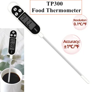 Хранително-вкусовата термометър TP300 Дигитален Кухненски термометър за месо за готвене Храна Сонда Барбекю Електронна фурна, Кухненски Инструменти