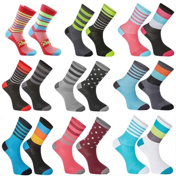 Чорапи за колоездене Ново Качество, Професионален марка, Спортни чорапи 2023, Най-Дишащ под наем Чорап За Състезания на открито, Голям Размер, 6 цвята, s14